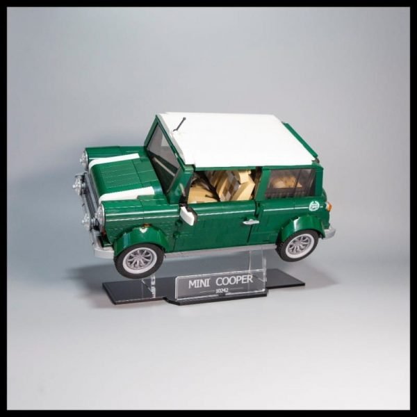 Acrylic Display Stand For The LEGO Mini Cooper Model