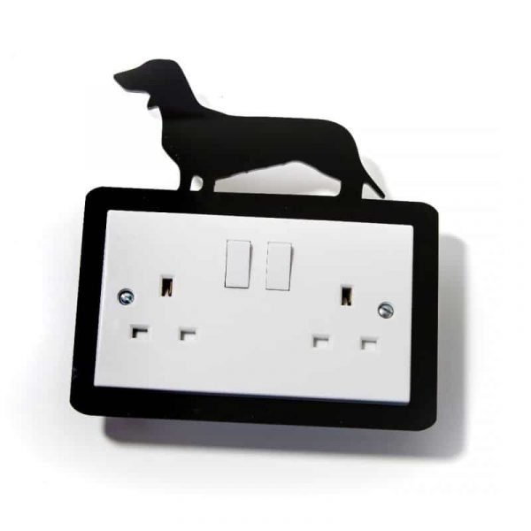 Dog Silhouette Light Switch Surrounds