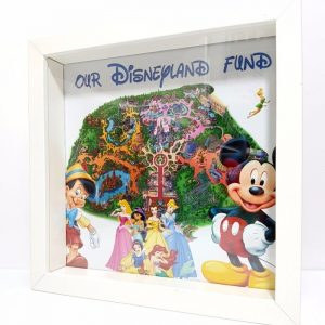 Our Disneyland Fund Map Money Box Frame