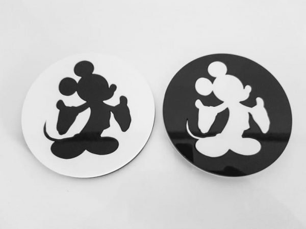 Silhouette Acrylic Coasters