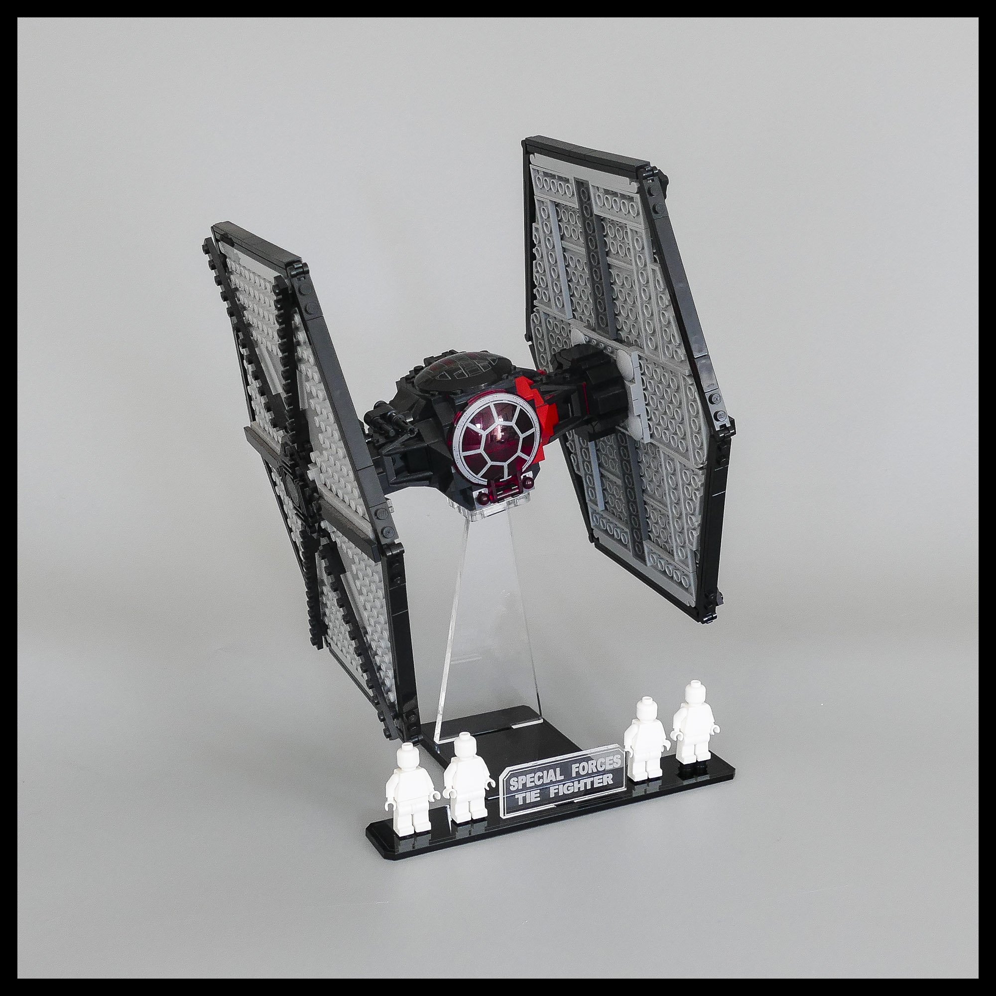 stand only Display Stand for Lego 75101 First Order Special Forces TIE Fighter