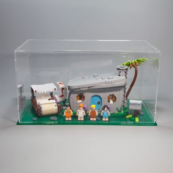 Acrylic Display Case For The Flintstones LEGO Set