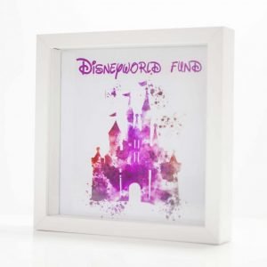 Disneyworld Fund Money Box Frame Castle