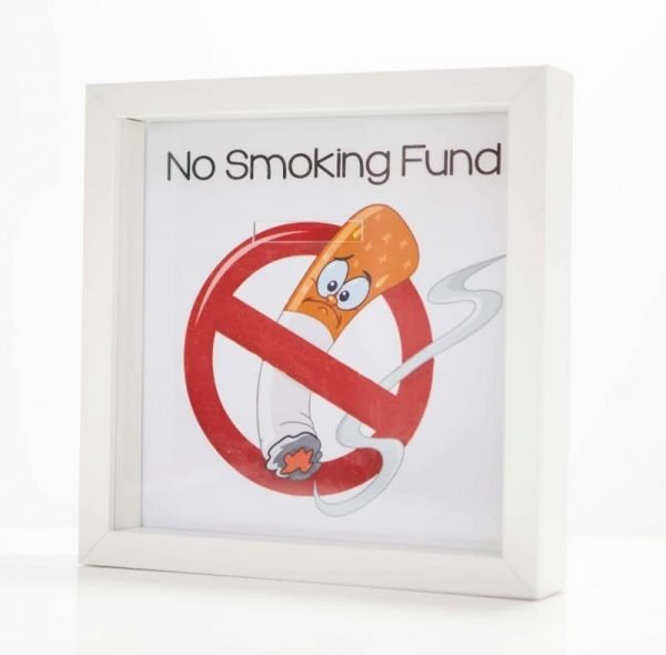No Smoking Fund Money Box Frame