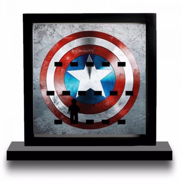 Captain America Shield Acrylic Minifigure Display