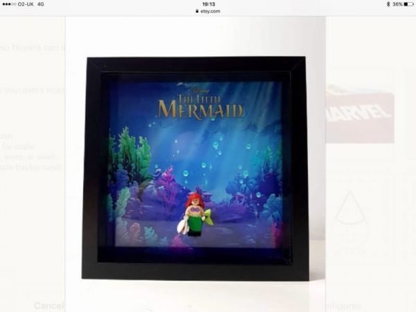 The Little Mermaid Acrylic Display Frame