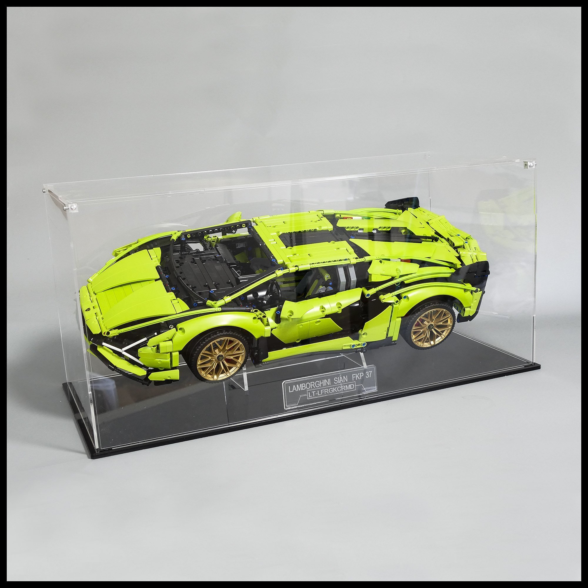 Details about   Acrylic Display Case For LEGO Technic Lamborghini SIAN 42115 New Design 