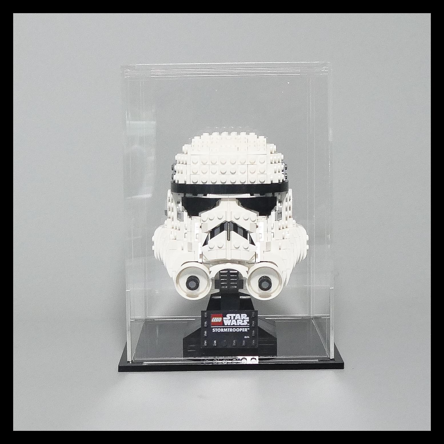Acrylic Display Case for 5 LEGO Starwars Helmets 