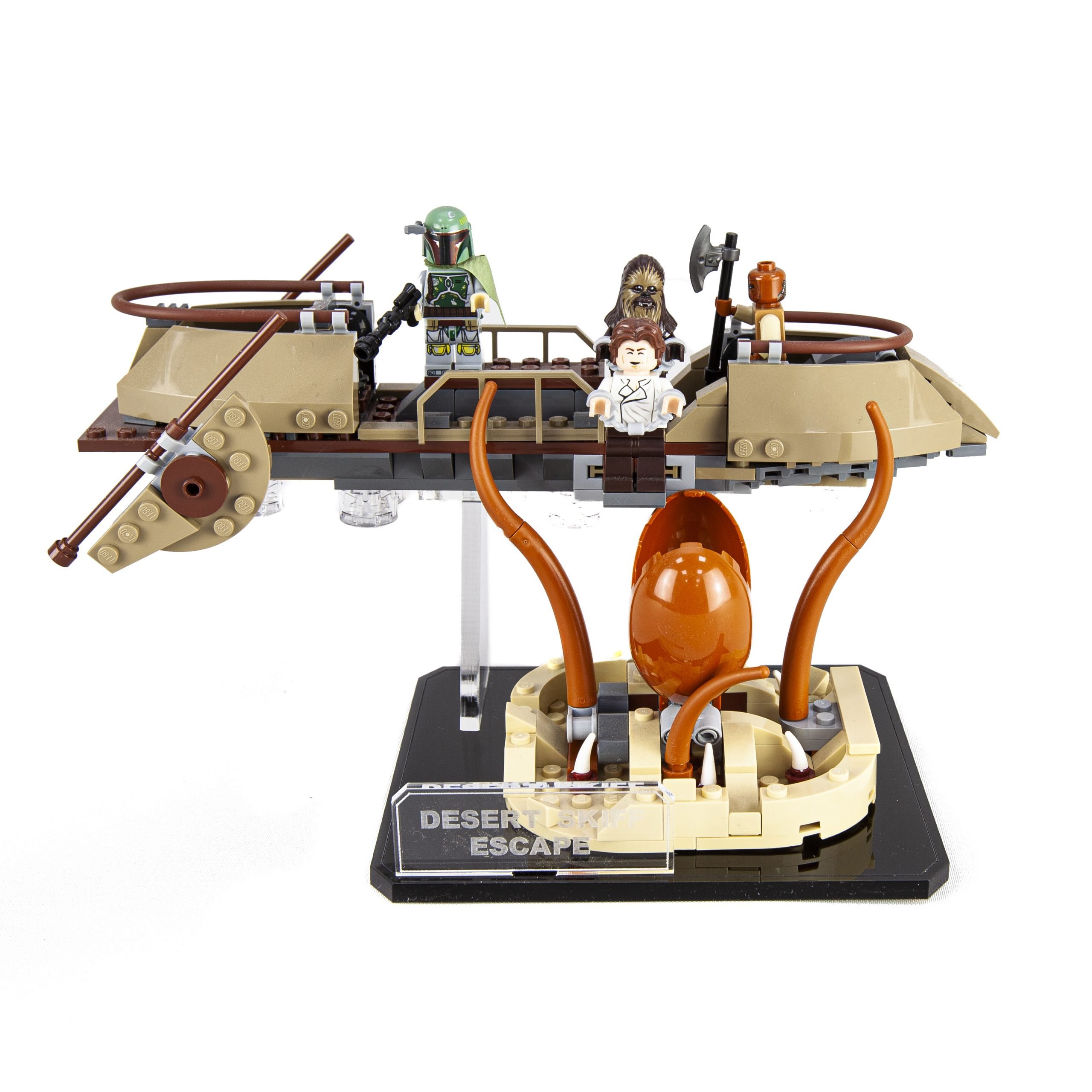 Acrylic Display Stand for LEGO Desert Skiff Escape 75174