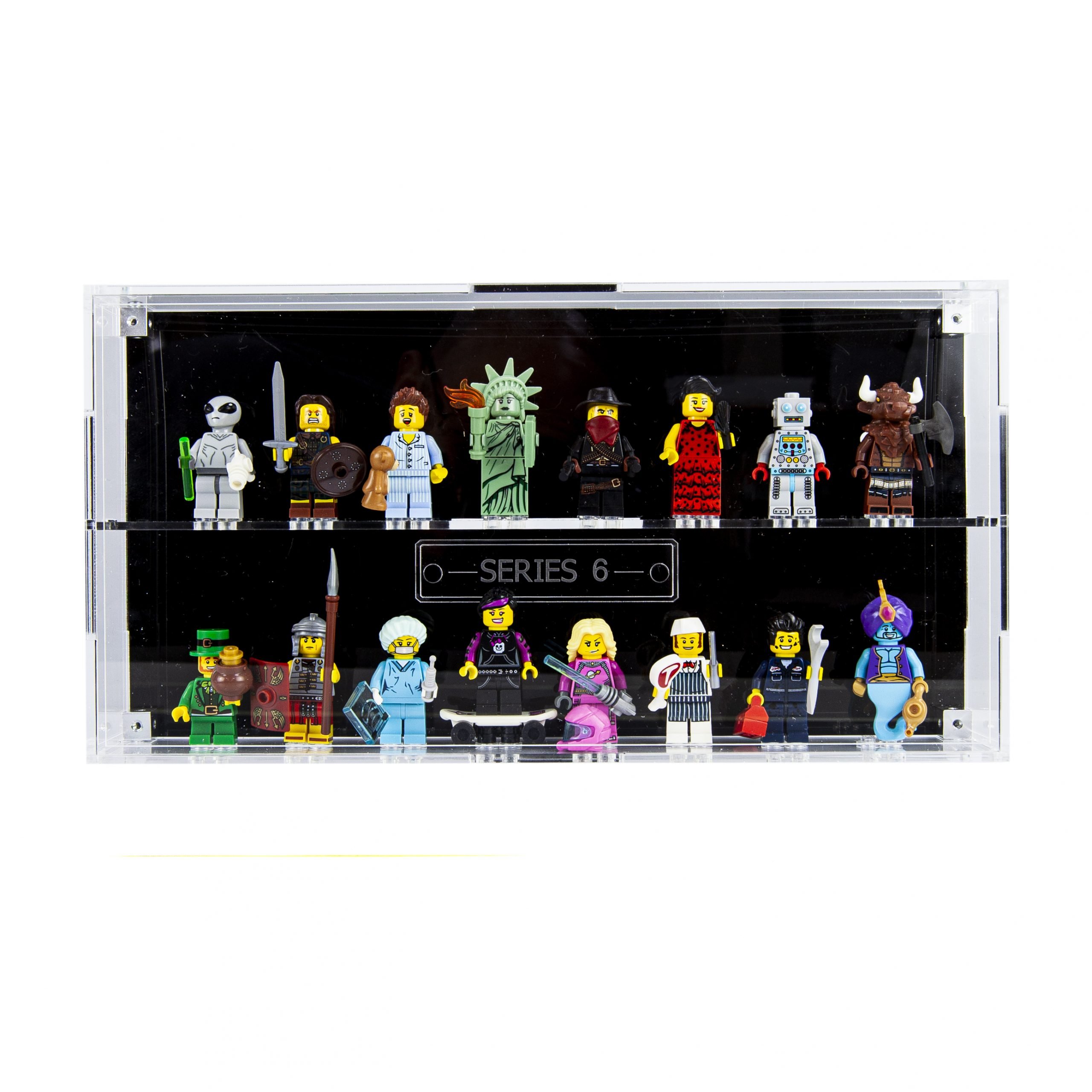 Lego Minifiguren Serie 6 Acryl Display Case Frame Insert 